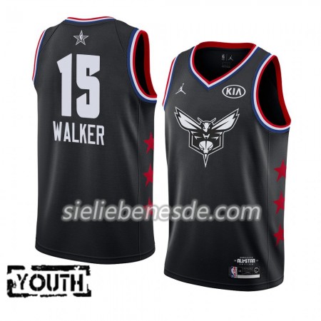 Kinder NBA Charlotte Hornets Trikot Kemba Walker 15 2019 All-Star Jordan Brand Schwarz Swingman
